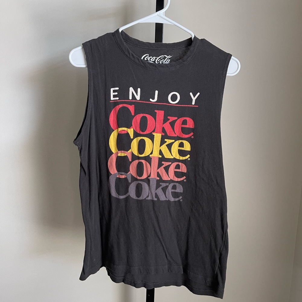 EUC Vintage Wash Chaser/Coca-Cola Muscle Tank